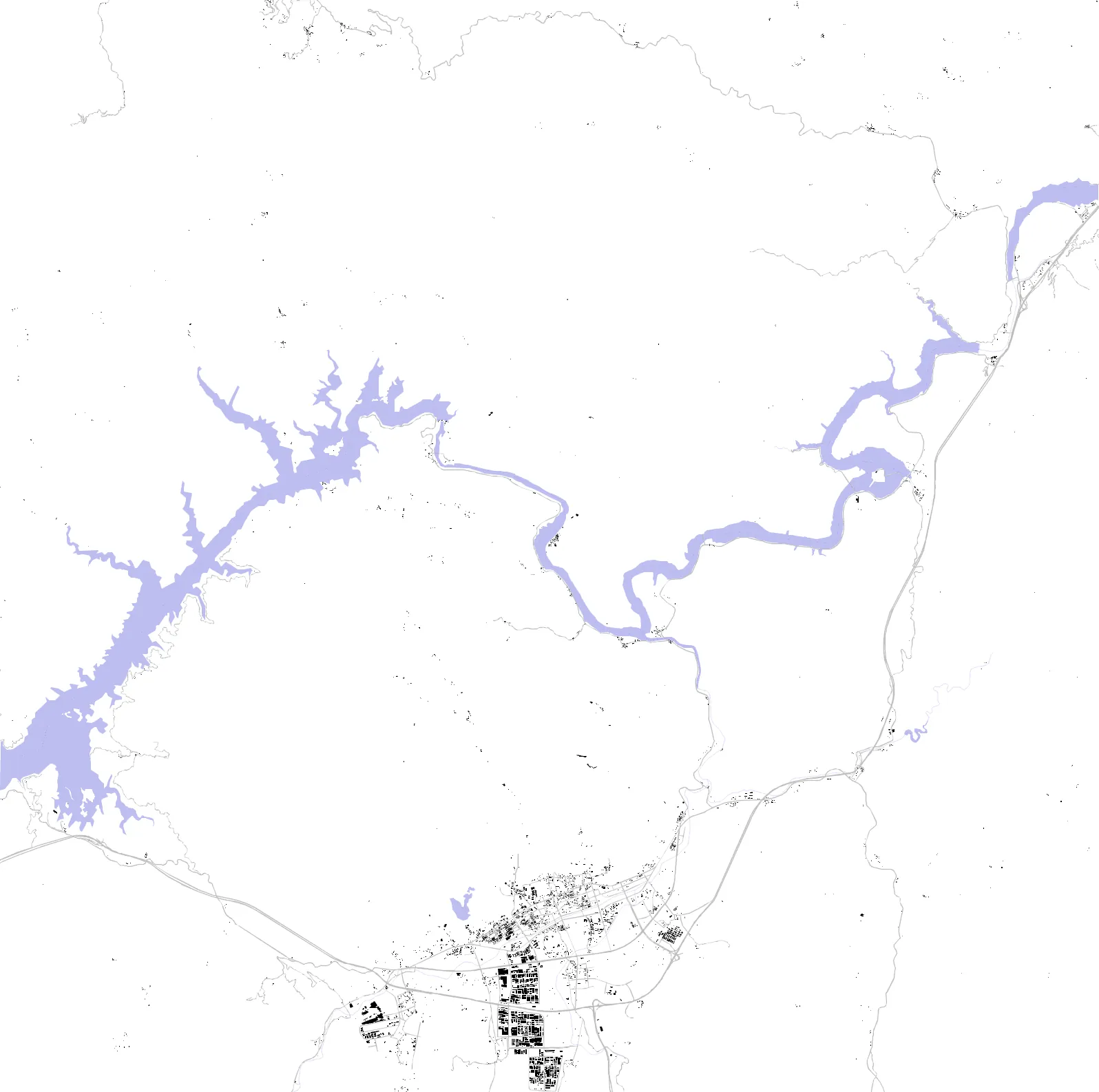 Lishui figure ground plan