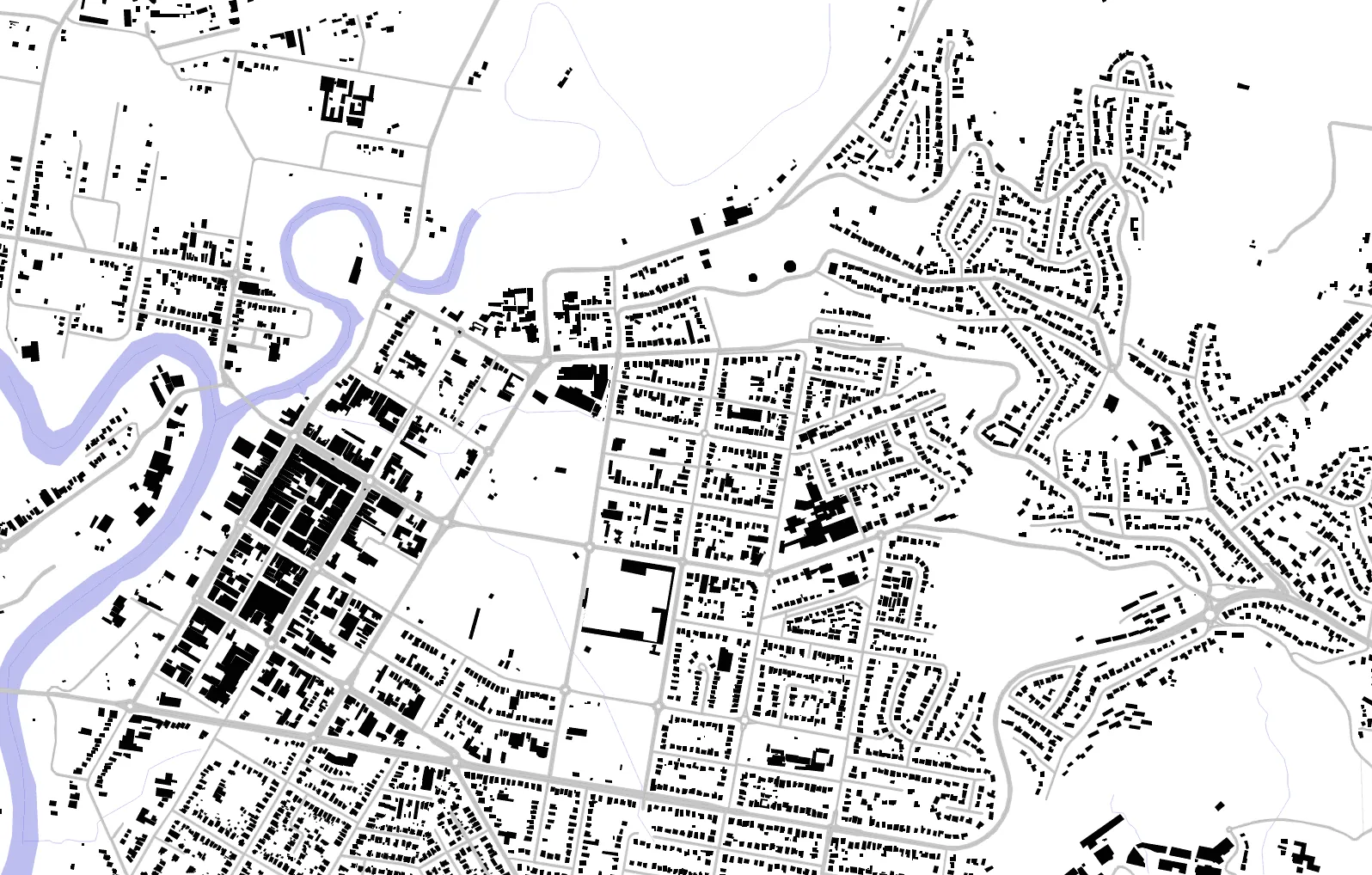 Lismore Schwarzplan