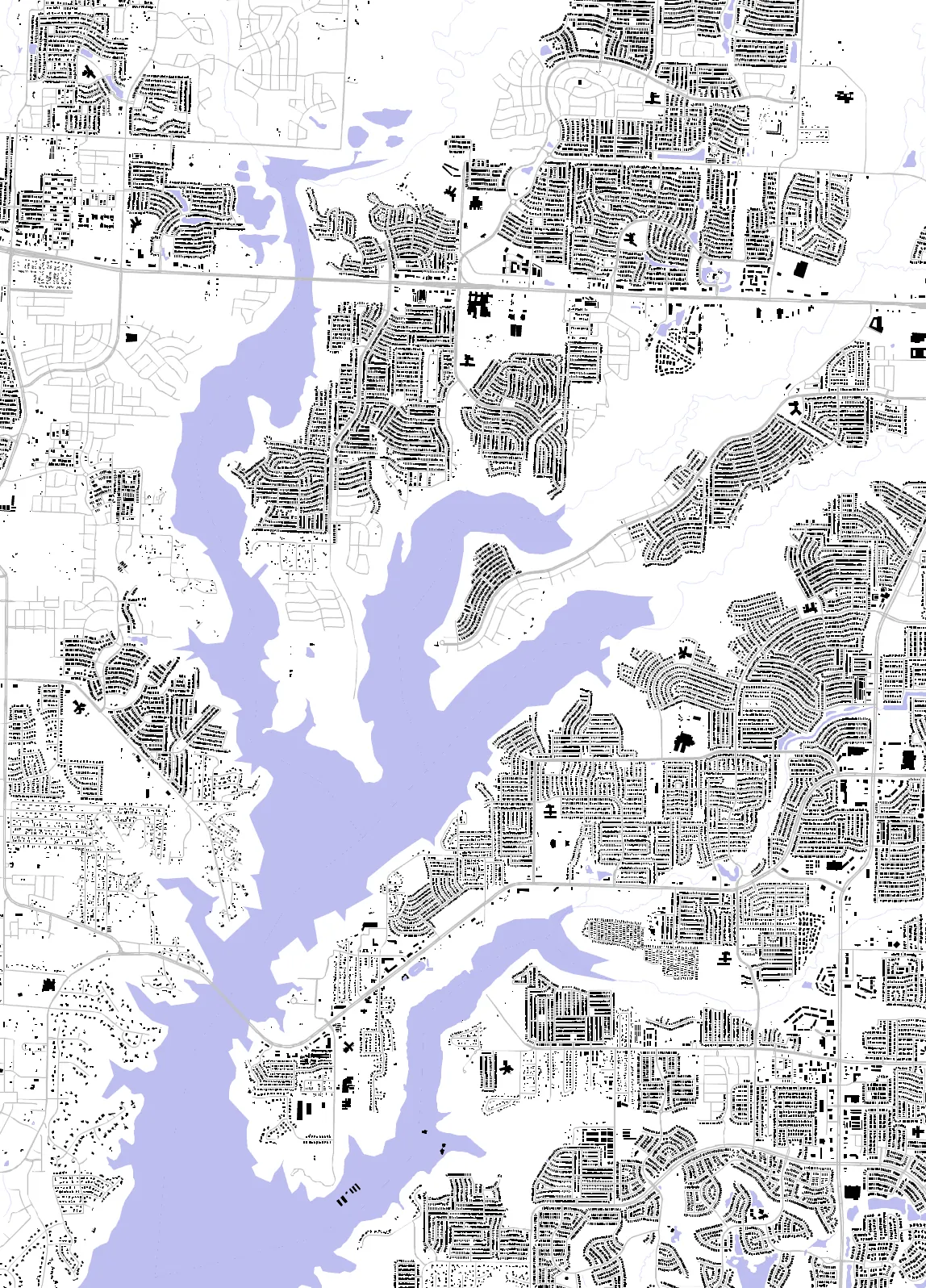 Little Elm figure ground plan