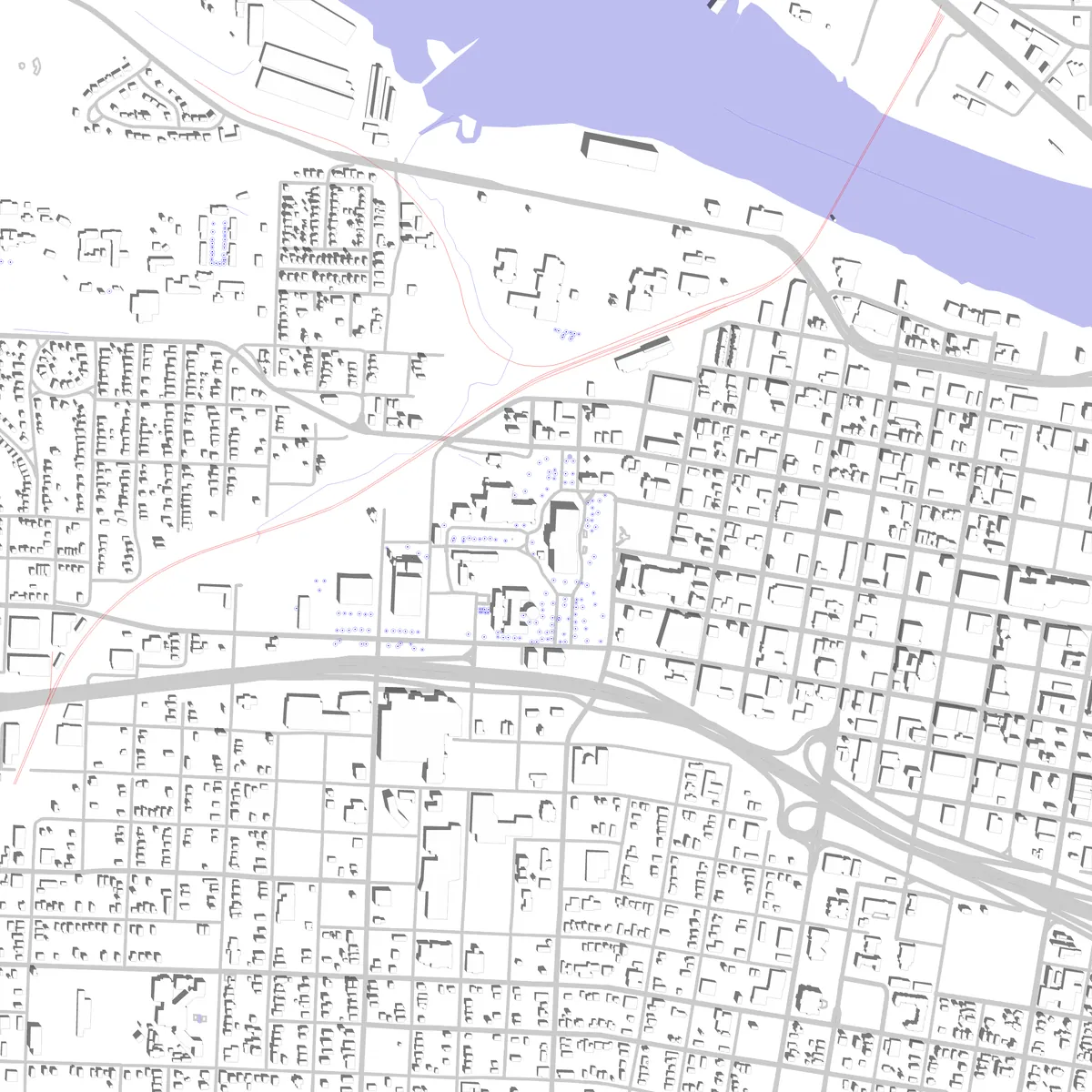 Little Rock site plan (2.5 km)