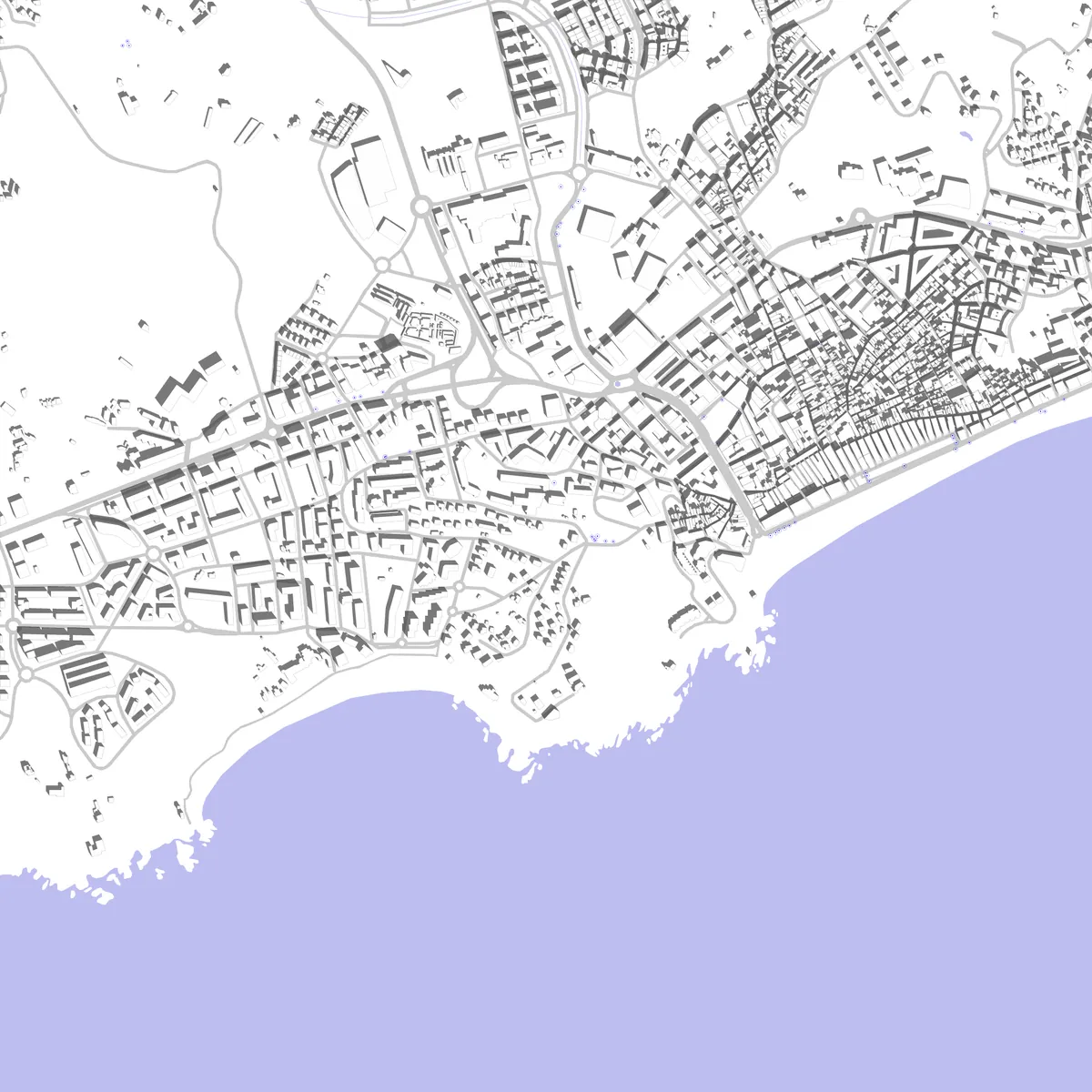 Lloret de Mar site plan (2.5 km)