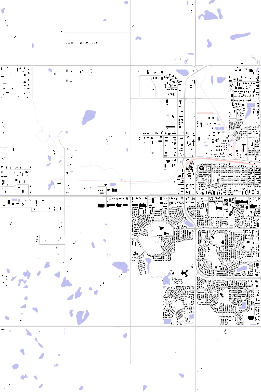 Lloydminster Schwarzplan