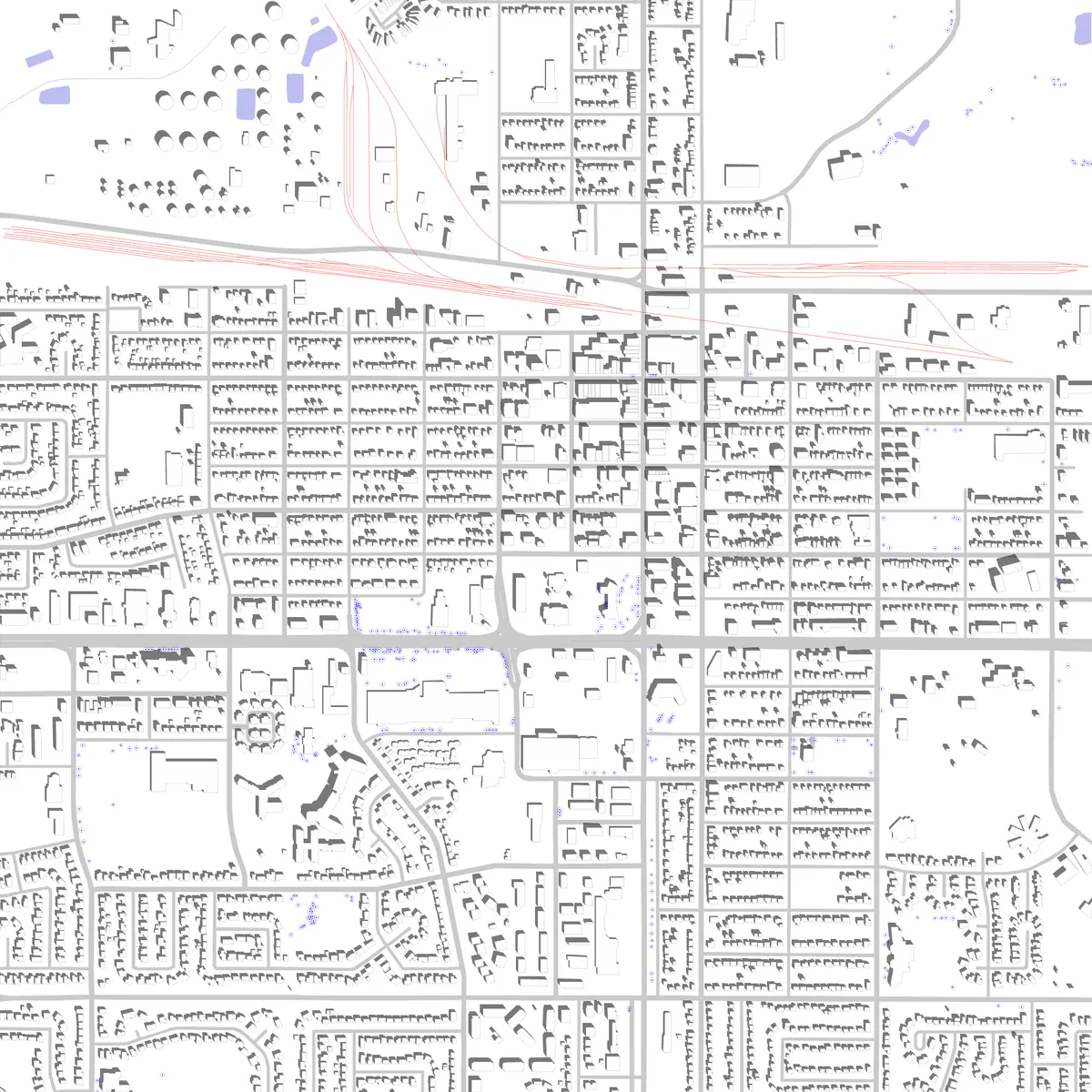 Lloydminster Lageplan (2,5 km)