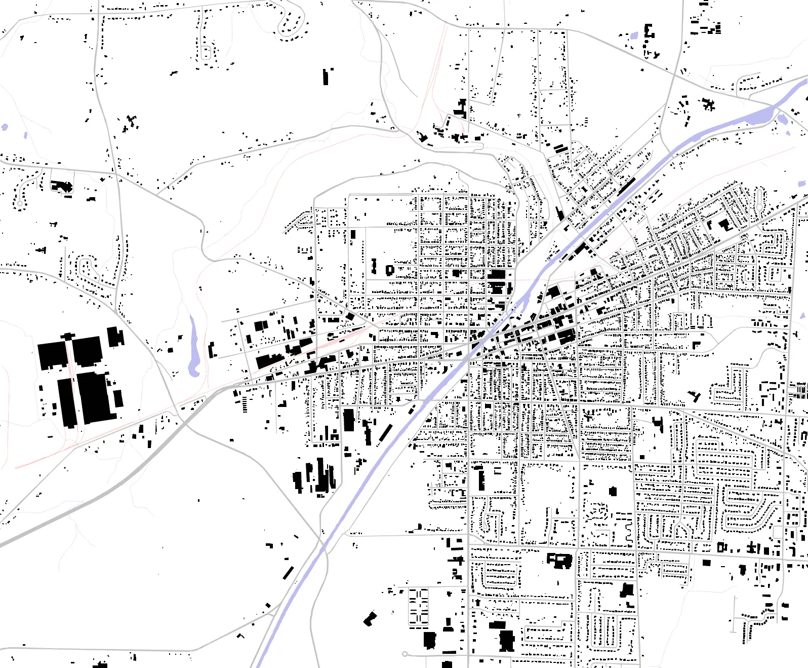 Lockport figure ground plan