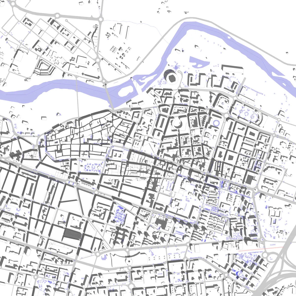 Logroño plano de situación (2.5 km)