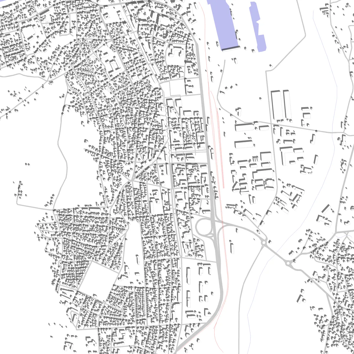 Lom Lageplan (2,5 km)