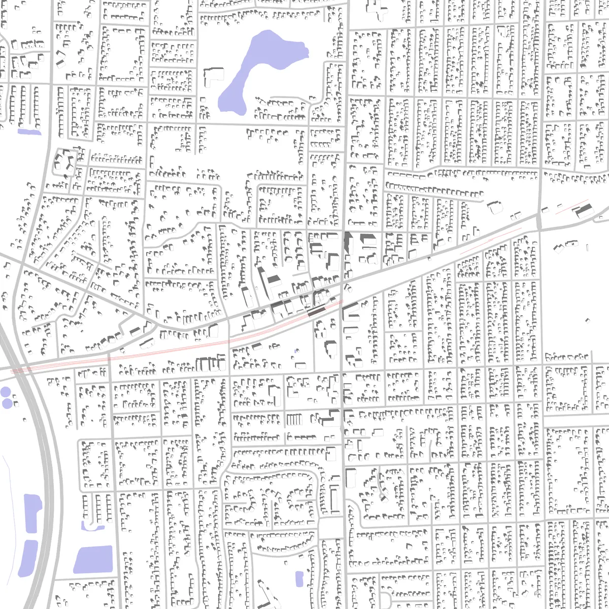Lombard Lageplan (2,5 km)