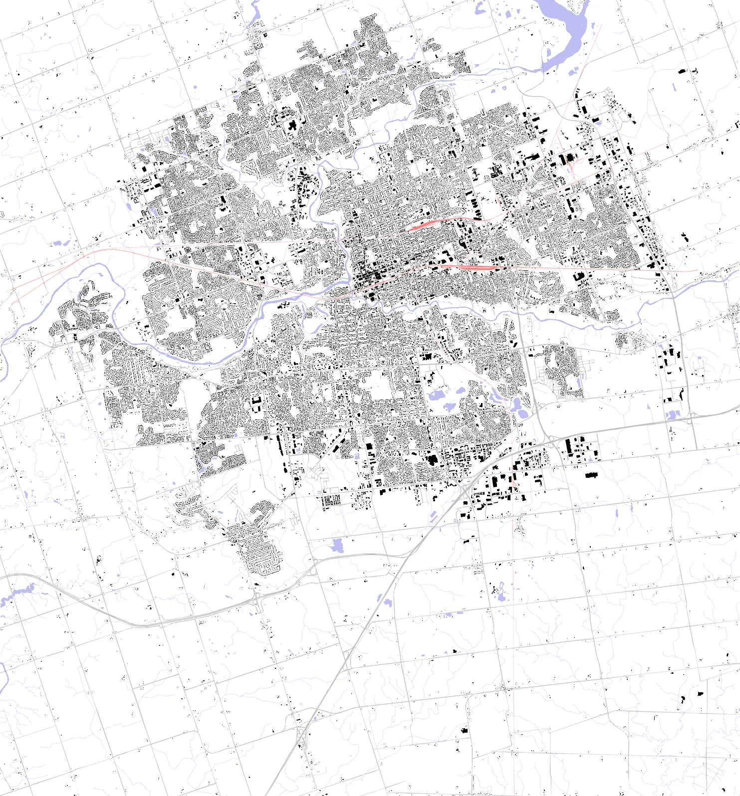 London figure ground plan