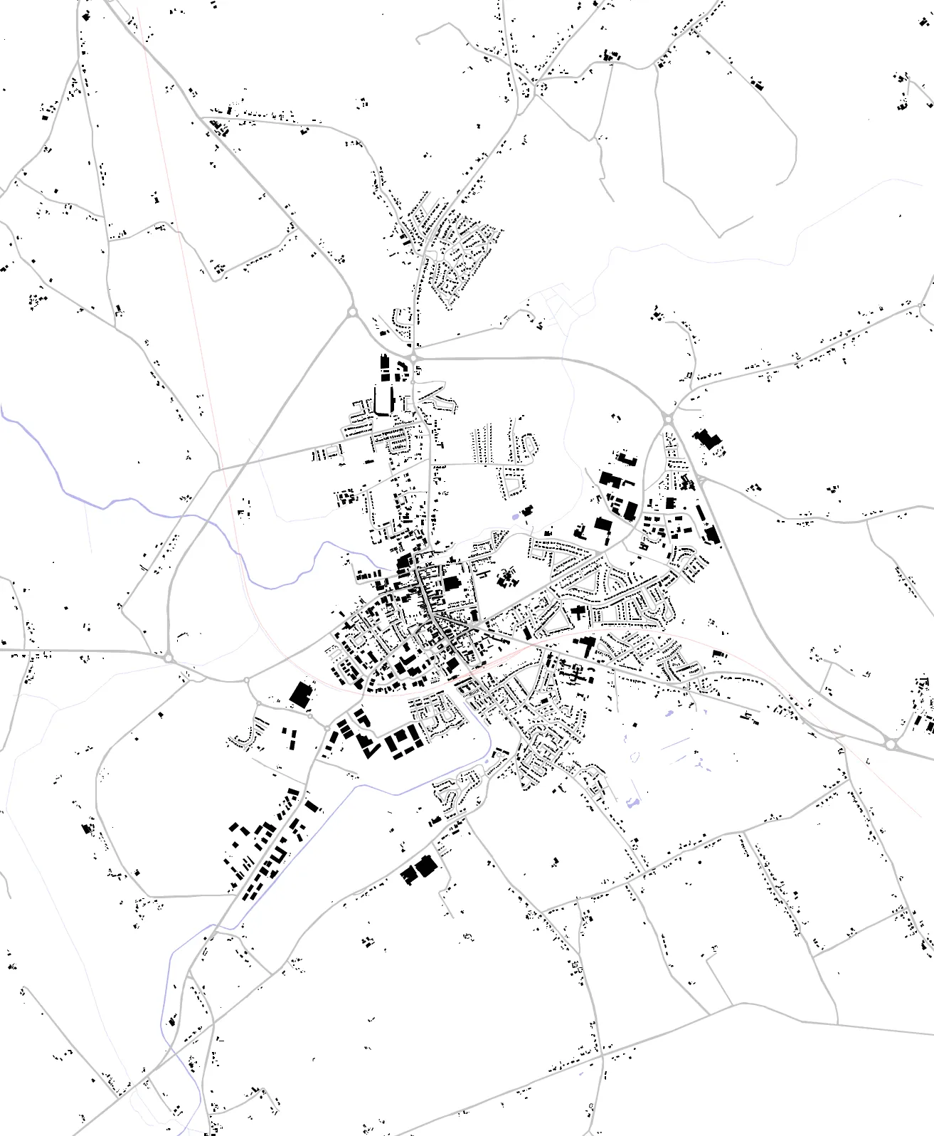 Longford figure ground plan