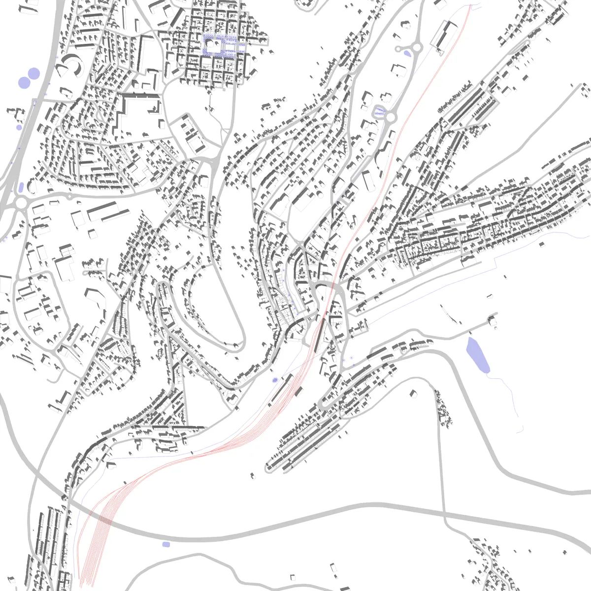 Longwy plan de situation (2,5 km)