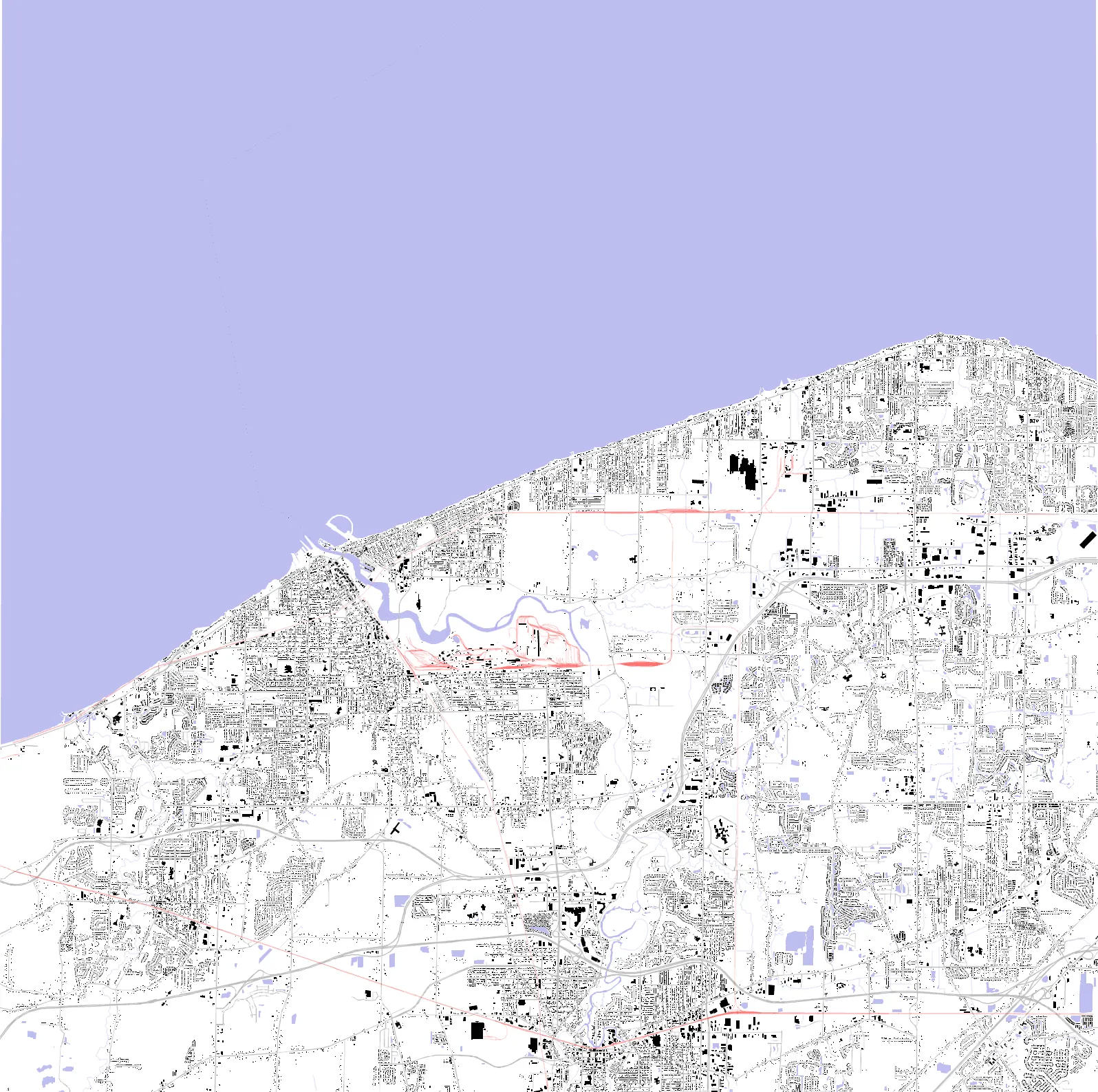 Lorain Schwarzplan
