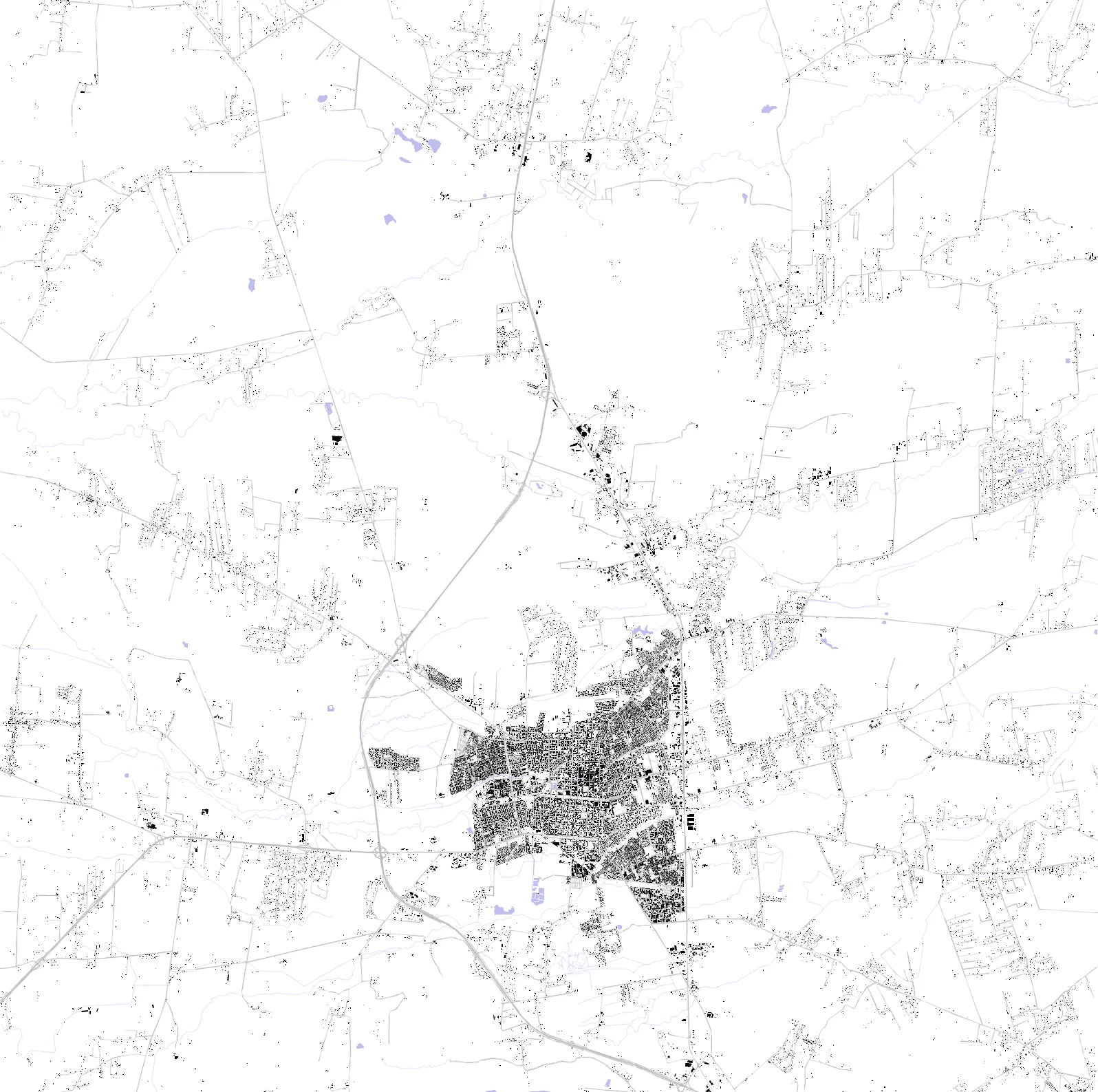 Los Ángeles Schwarzplan