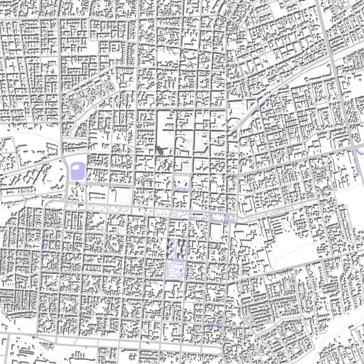 Los Ángeles Lageplan (2,5 km)
