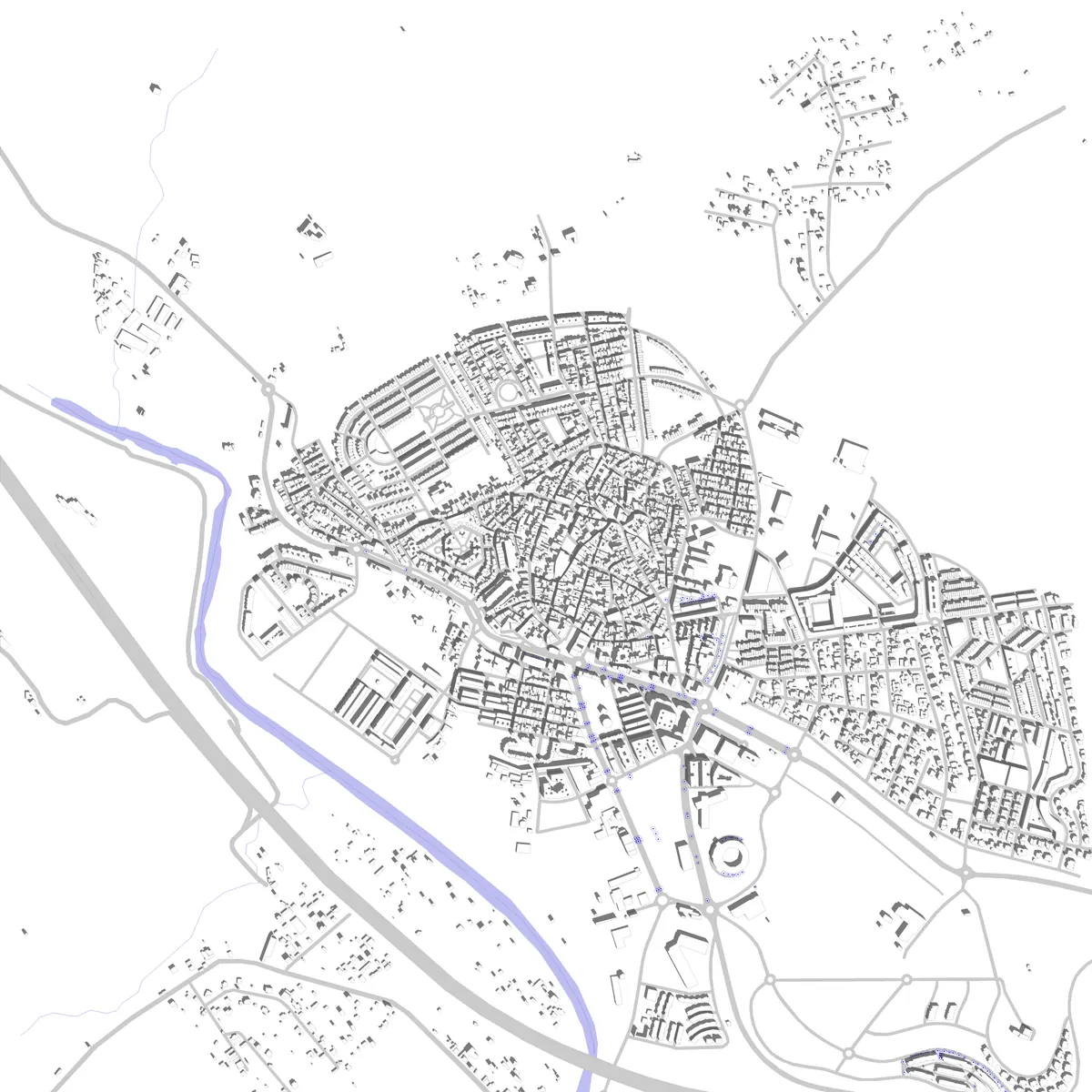 Los Barrios site plan (2.5 km)