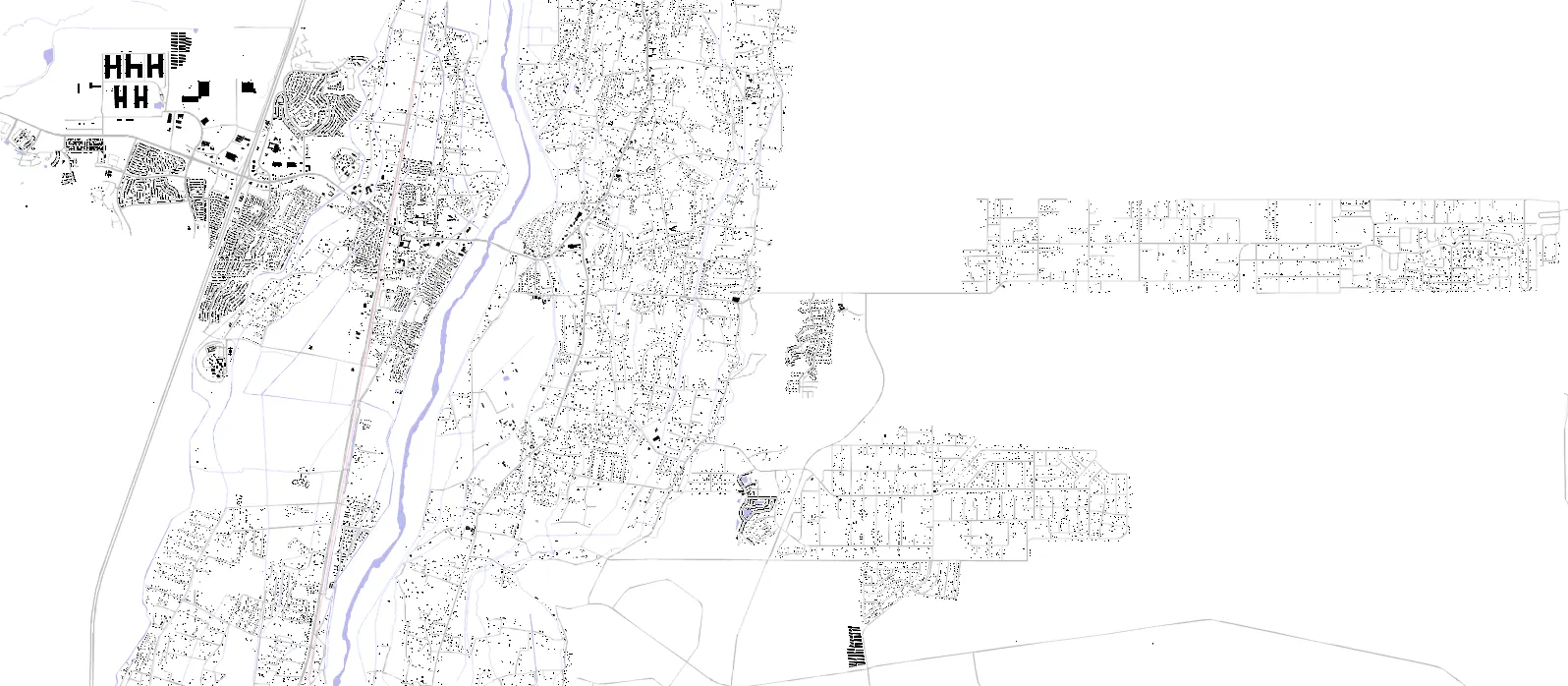 Los Lunas figure ground plan