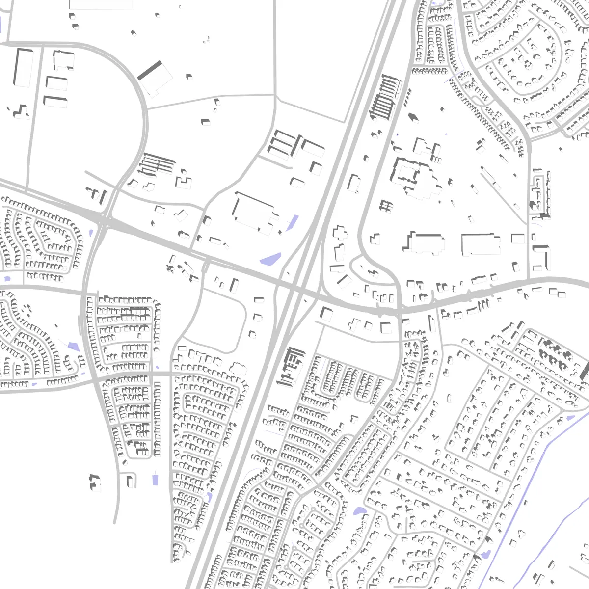 Los Lunas site plan (2.5 km)