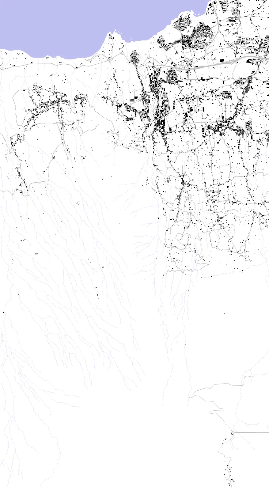 Los Realejos figure ground plan