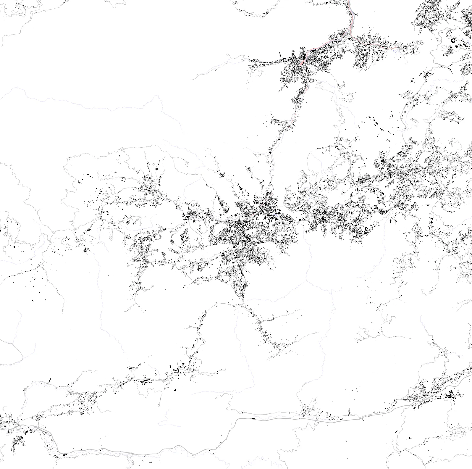 Los Teques plano de masas