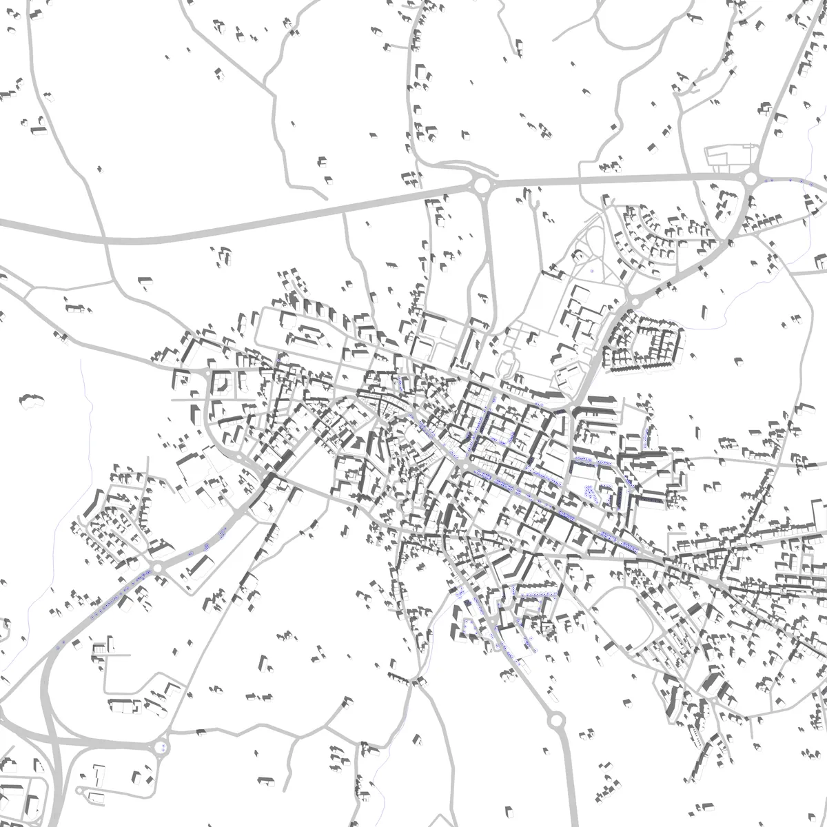 Loulé planta de localização (2,5 km)