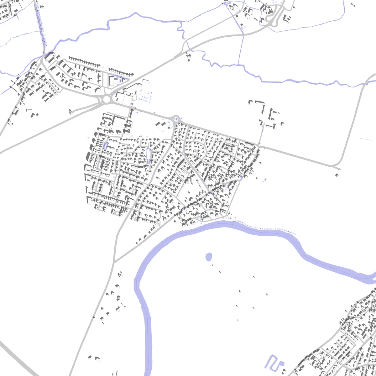 Louvigny plan de situation (2,5 km)