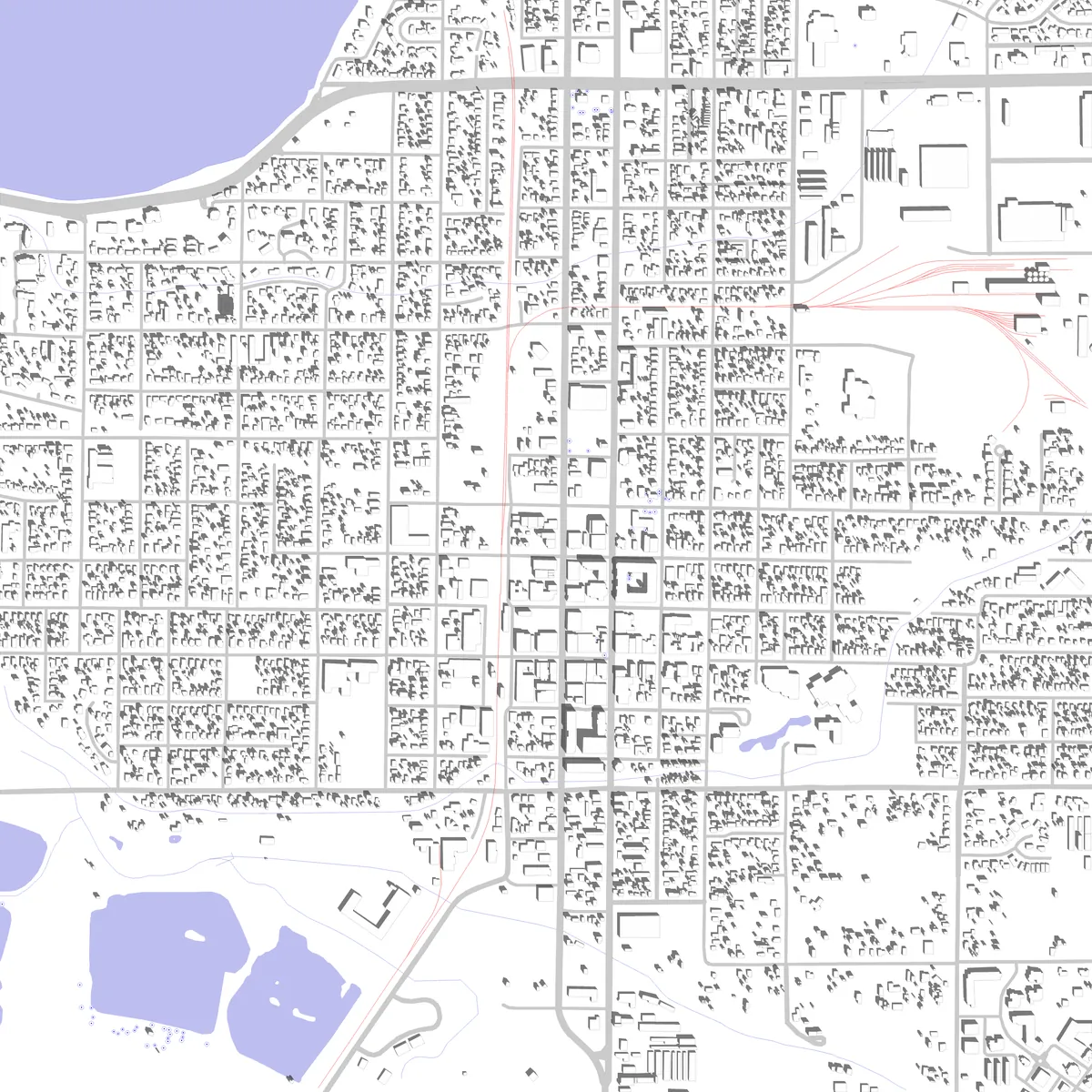 Loveland site plan (2.5 km)