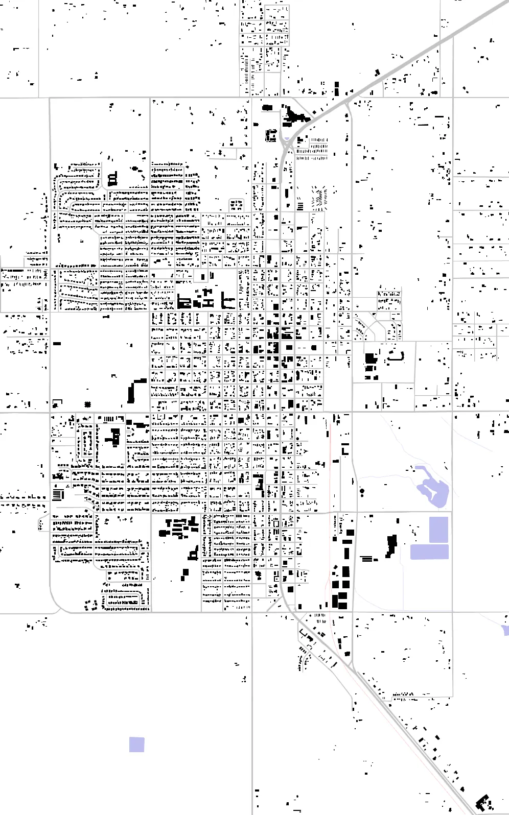 Lovington figure ground plan