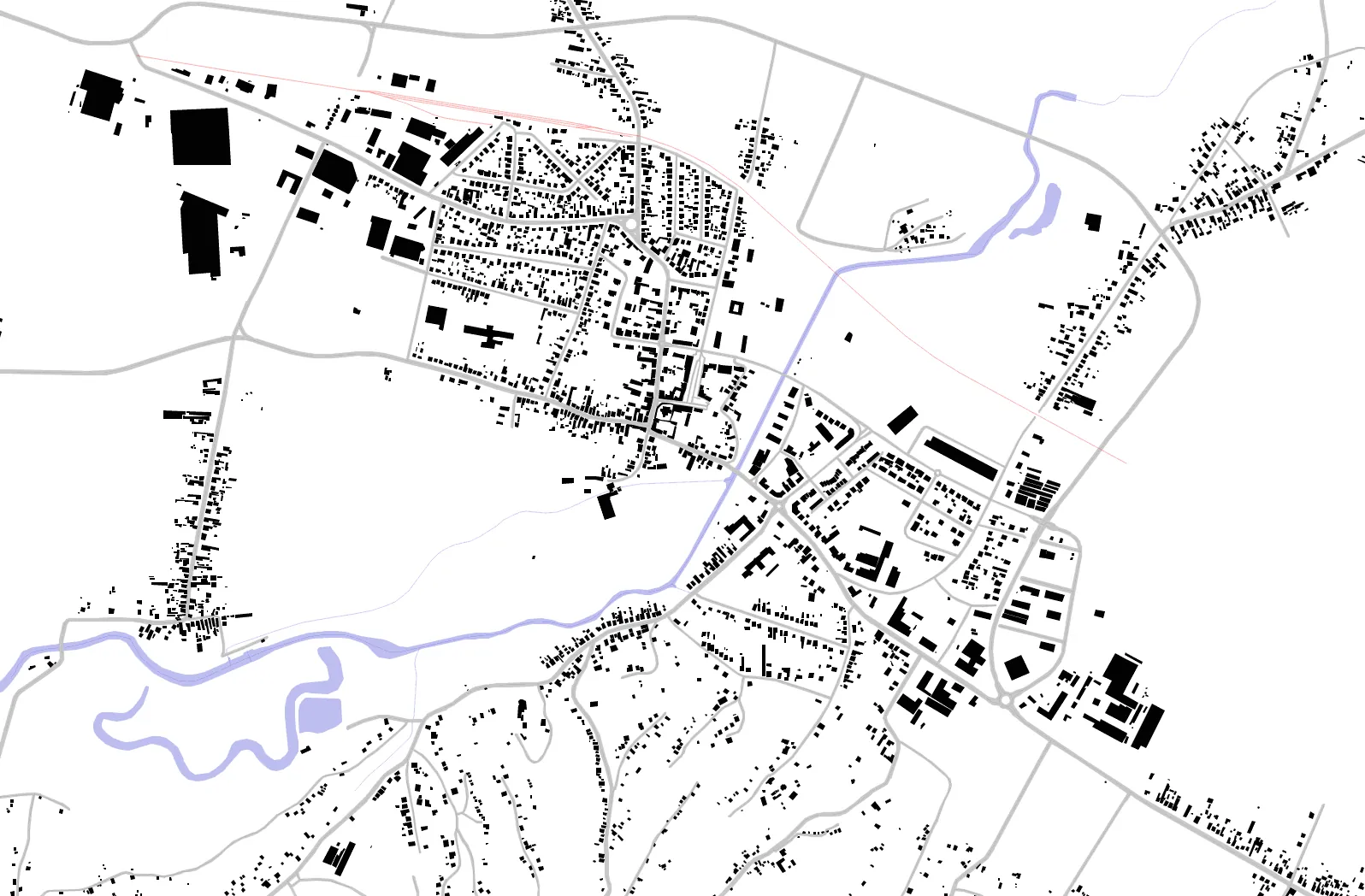 Ludbreg figure ground plan