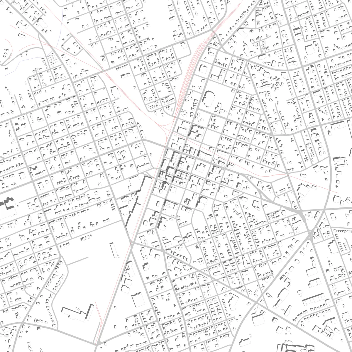 Lufkin Lageplan (2,5 km)