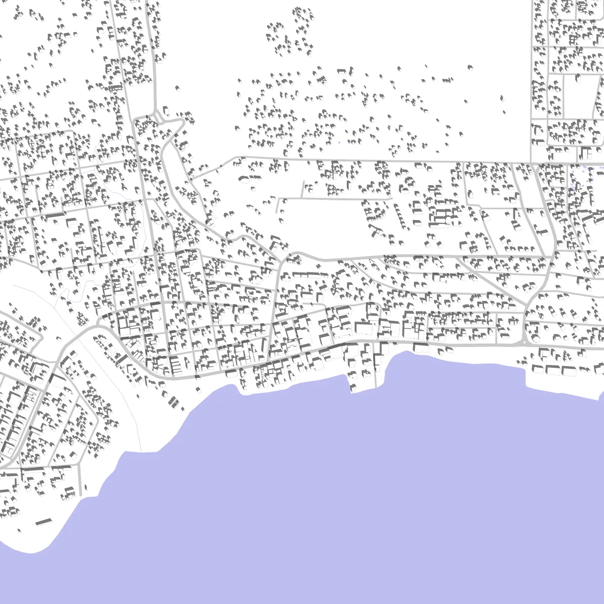 Luganville site plan (2.5 km)