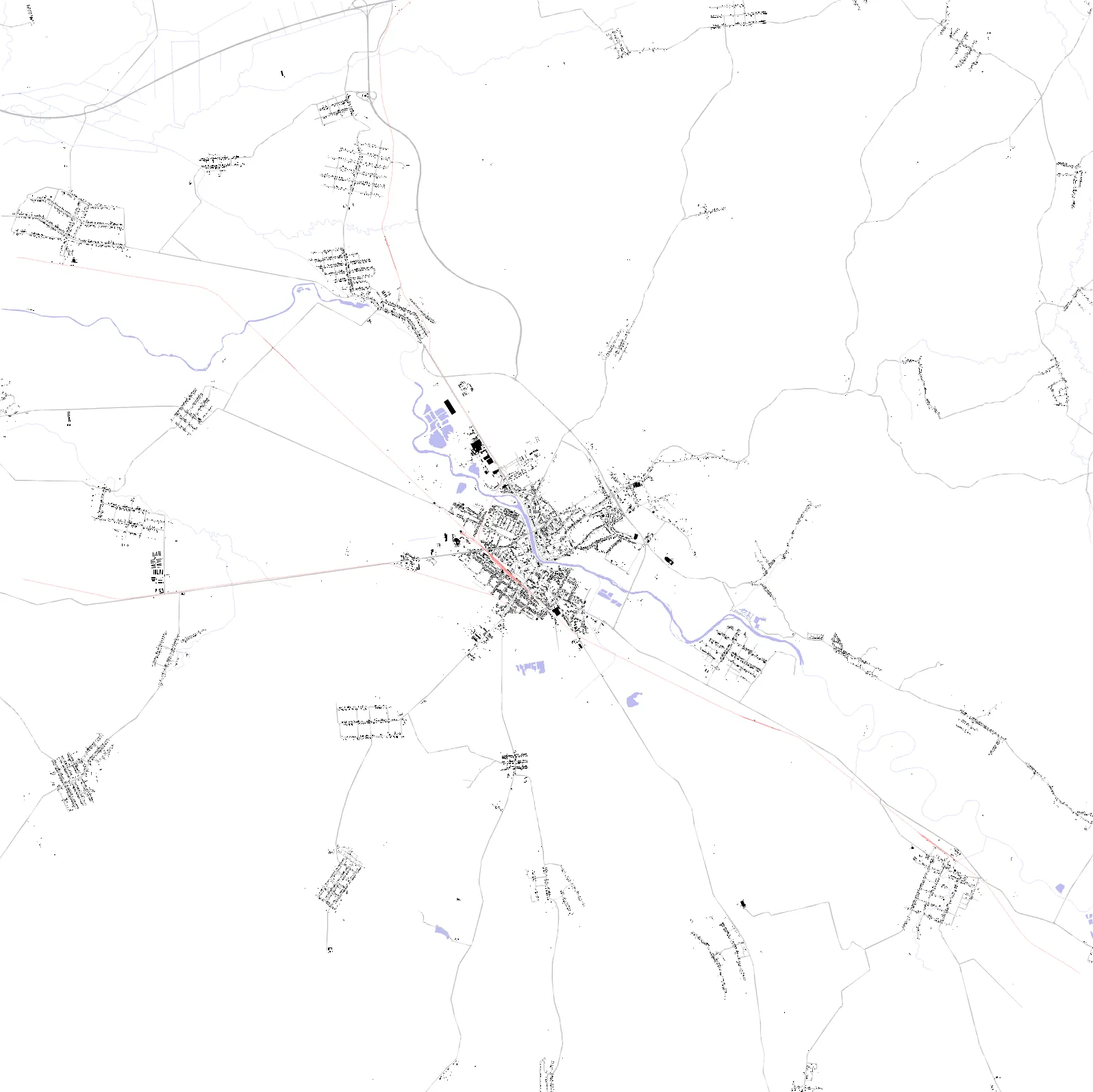 Lugoj figure ground plan
