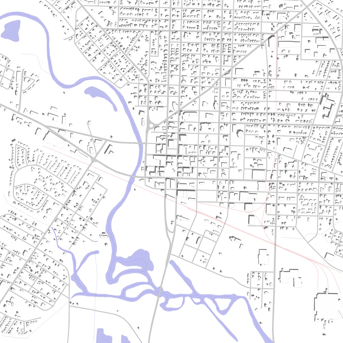 Lumberton site plan (2.5 km)