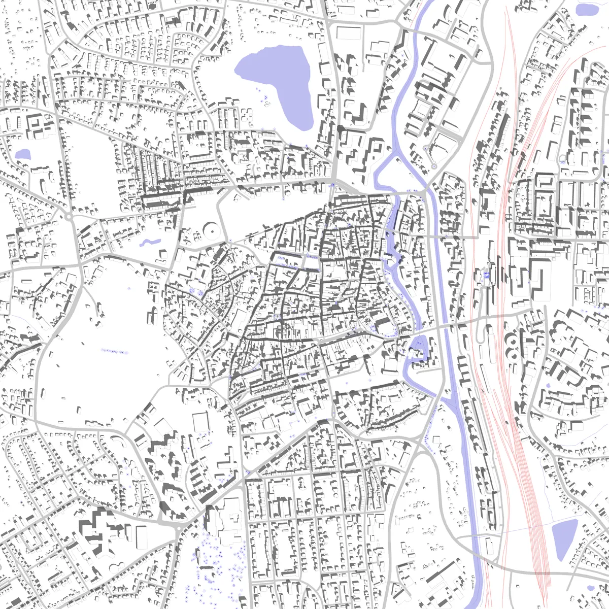 Lüneburg site plan (2.5 km)