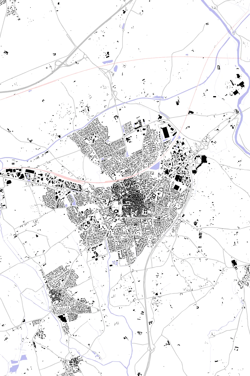 Lunel plan de masse