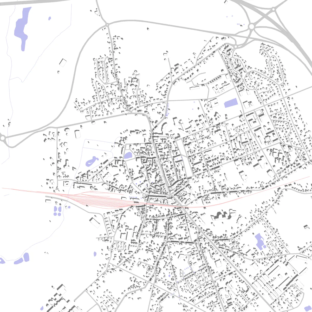 Lure plan de situation (2,5 km)