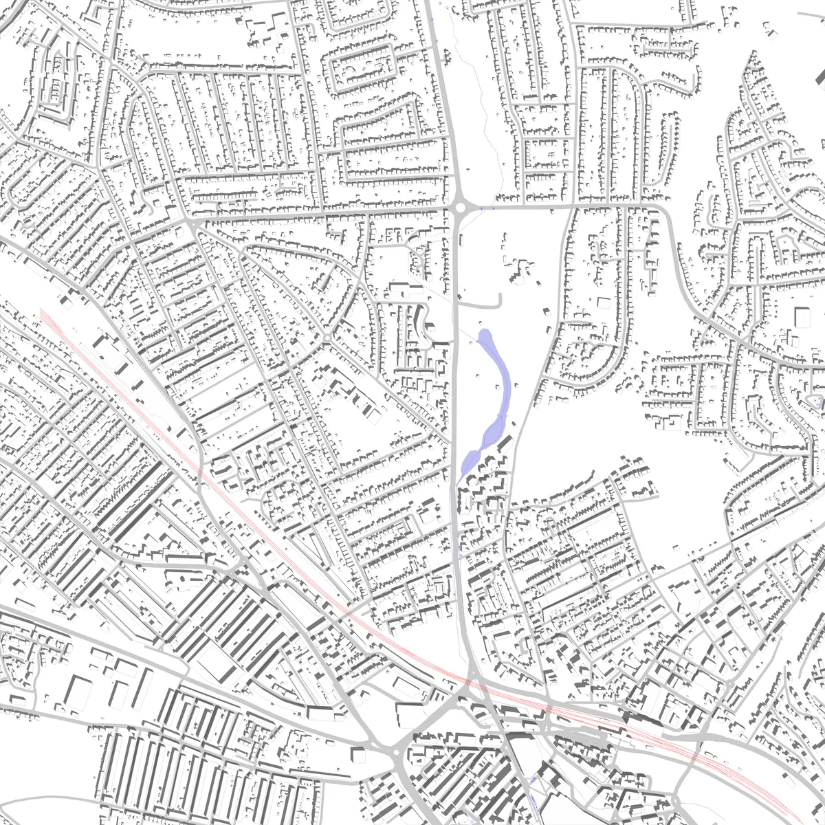 Luton site plan (2.5 km)