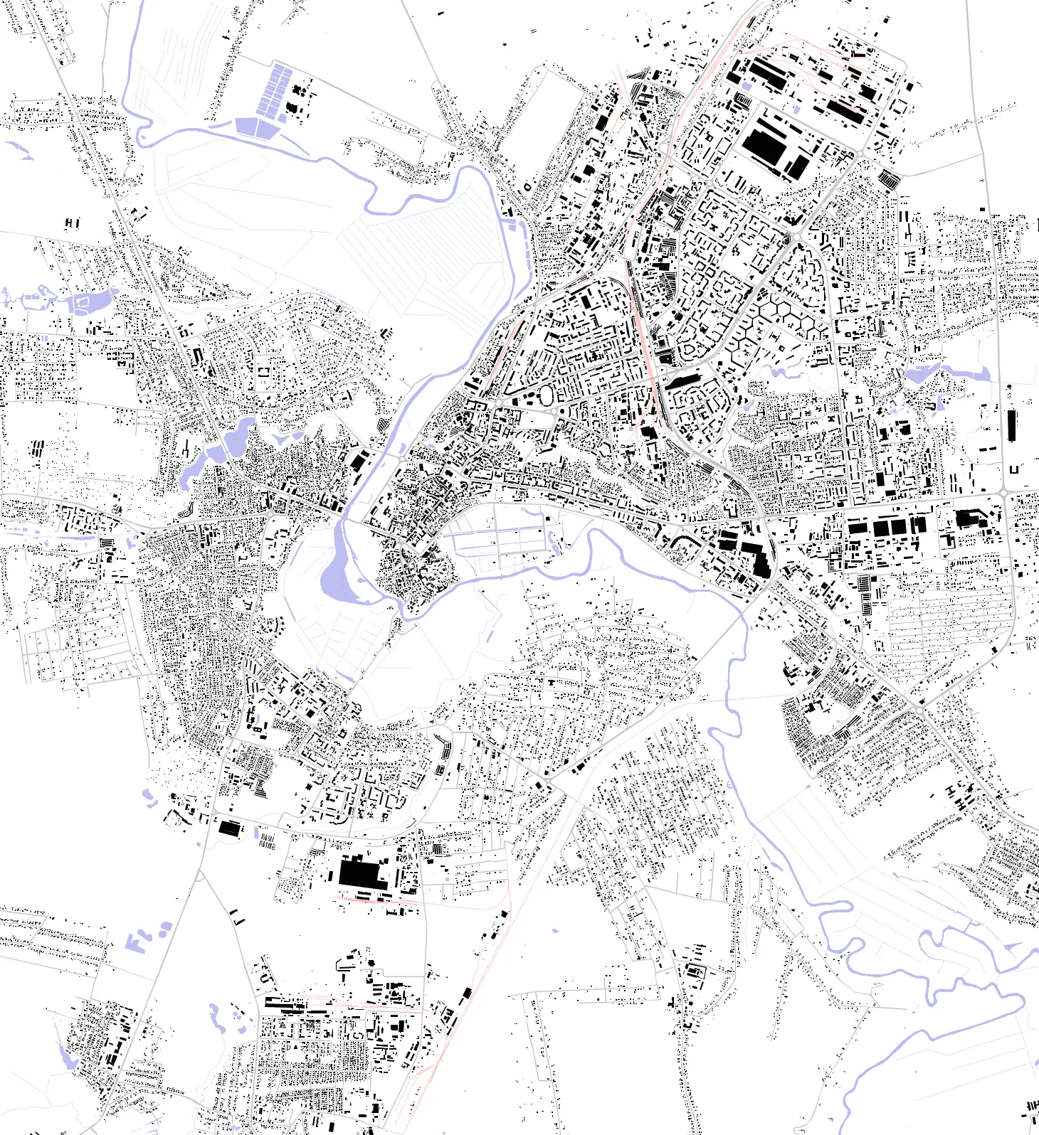 Lutsk figure ground plan