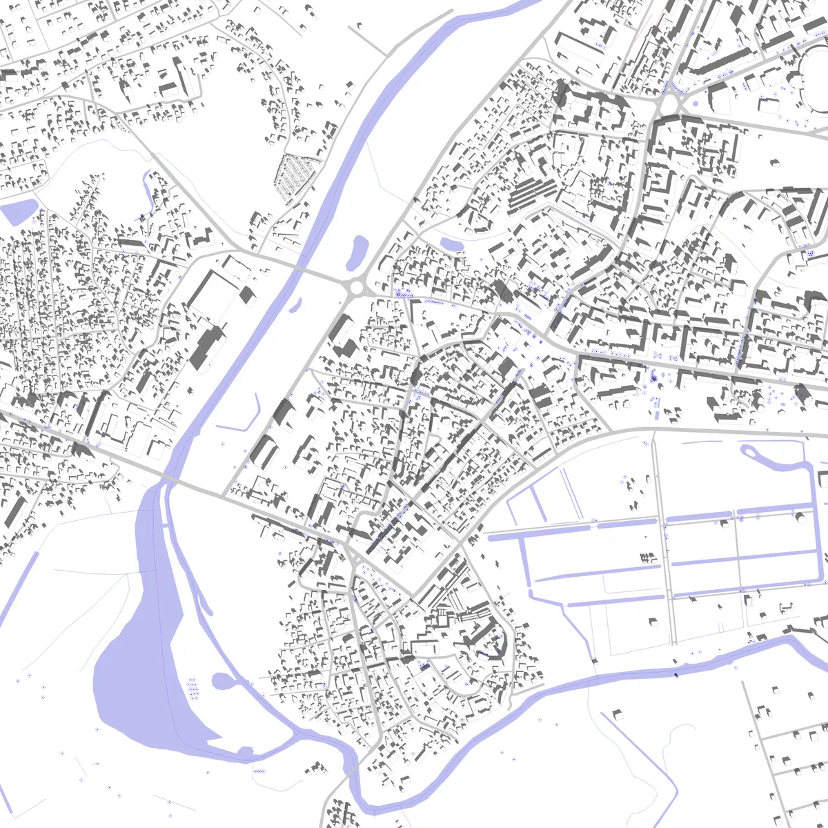 Lutsk site plan (2.5 km)