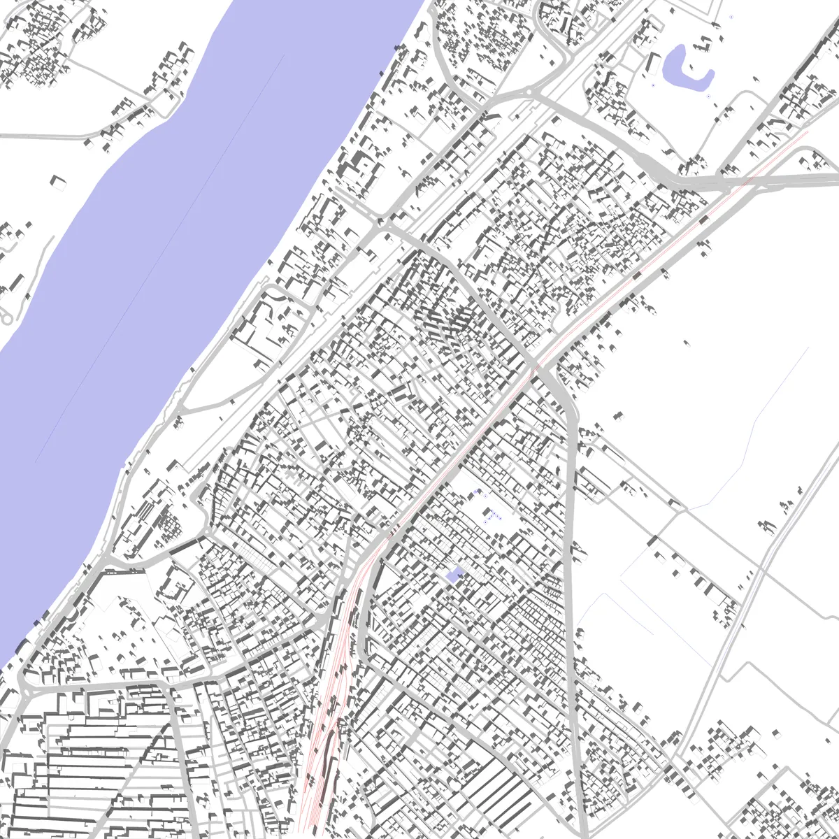 Luxor Lageplan (2,5 km)