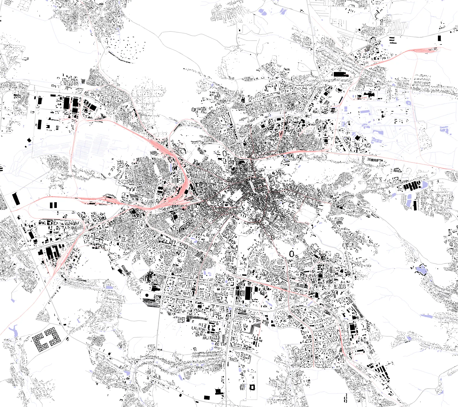 Lviv Schwarzplan