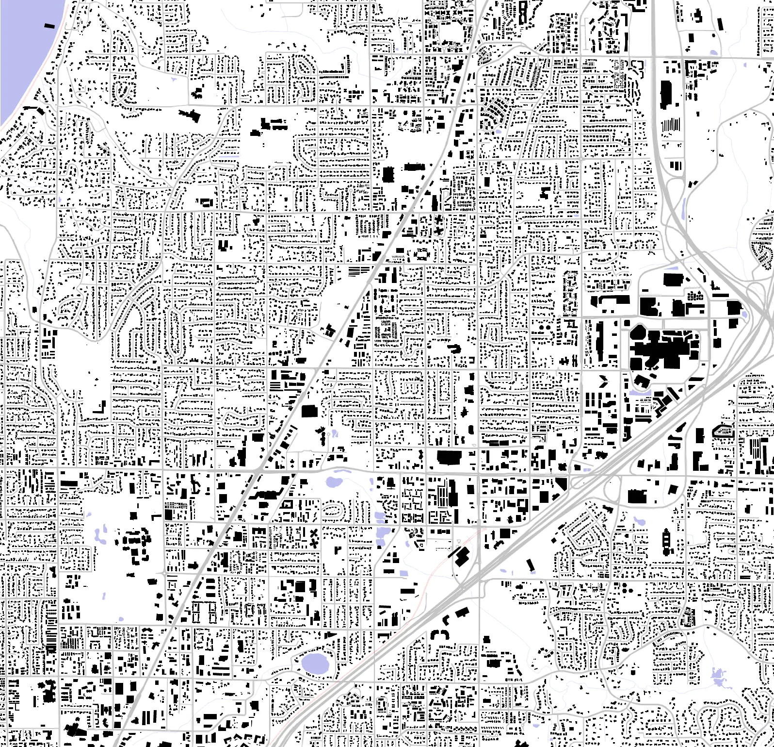 Lynnwood figure ground plan