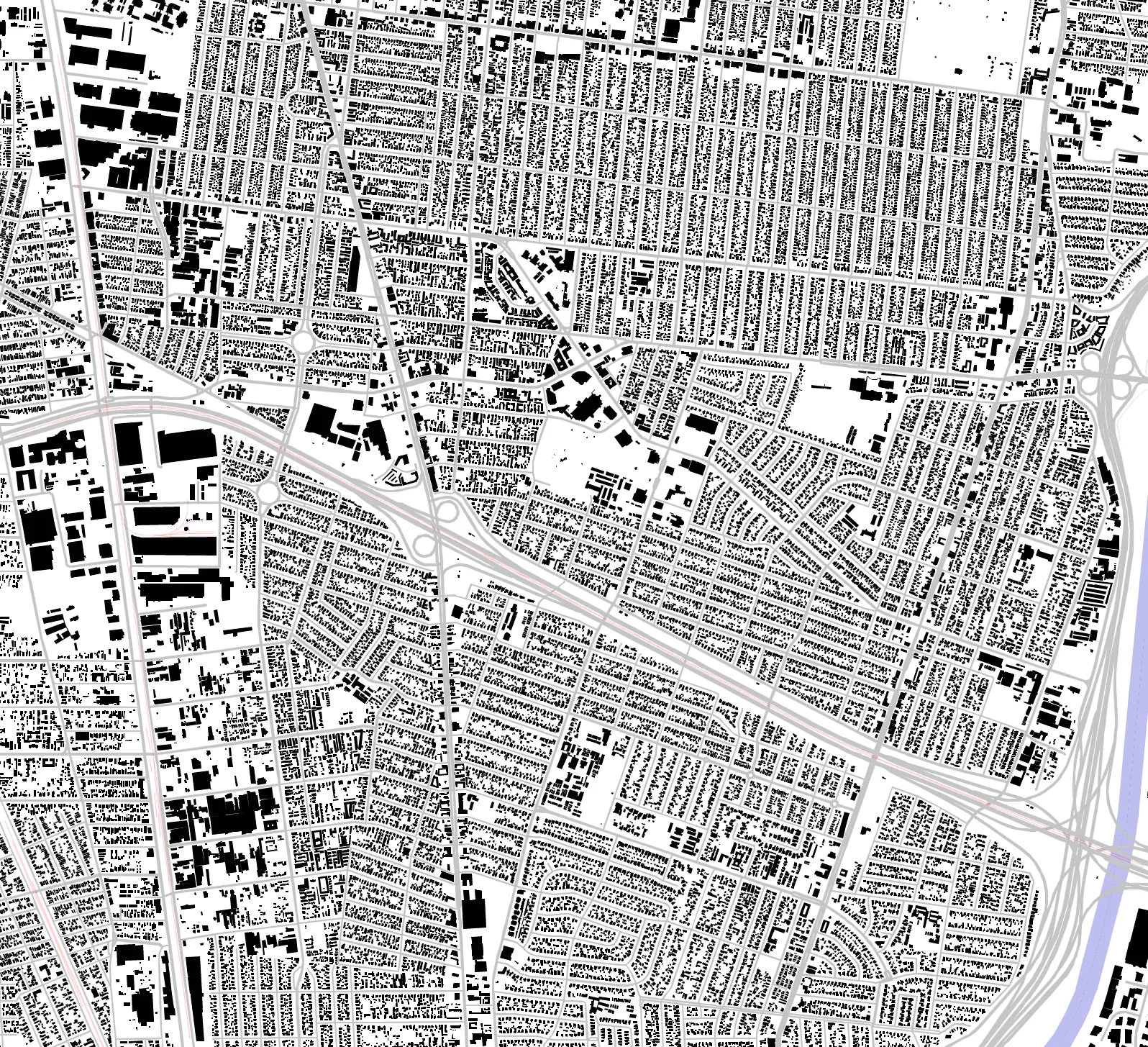 Lynwood figure ground plan