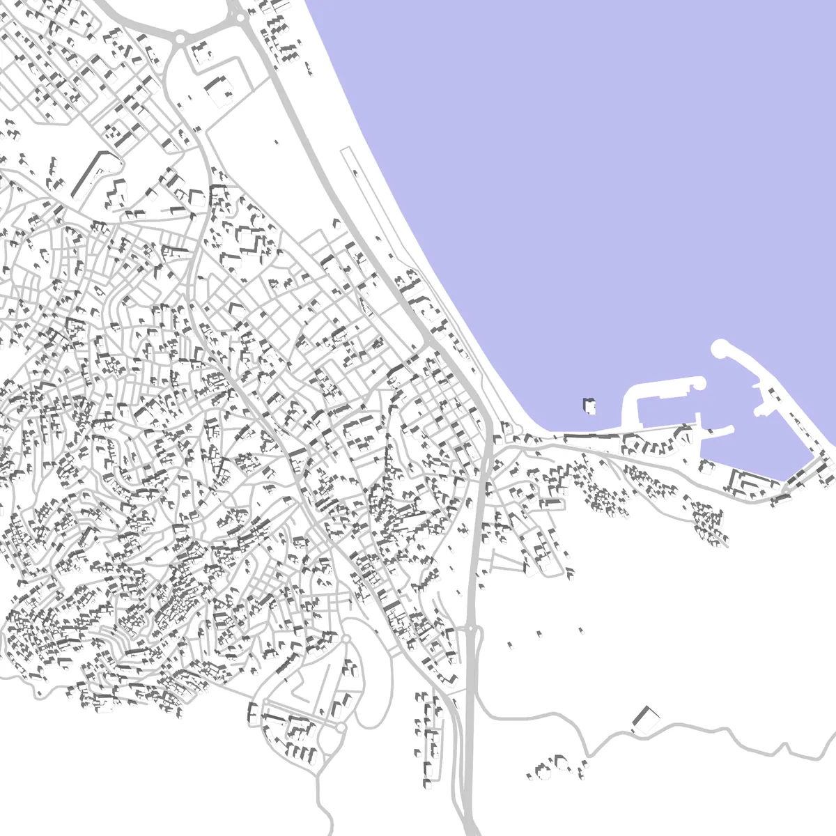 M'diq site plan (2.5 km)