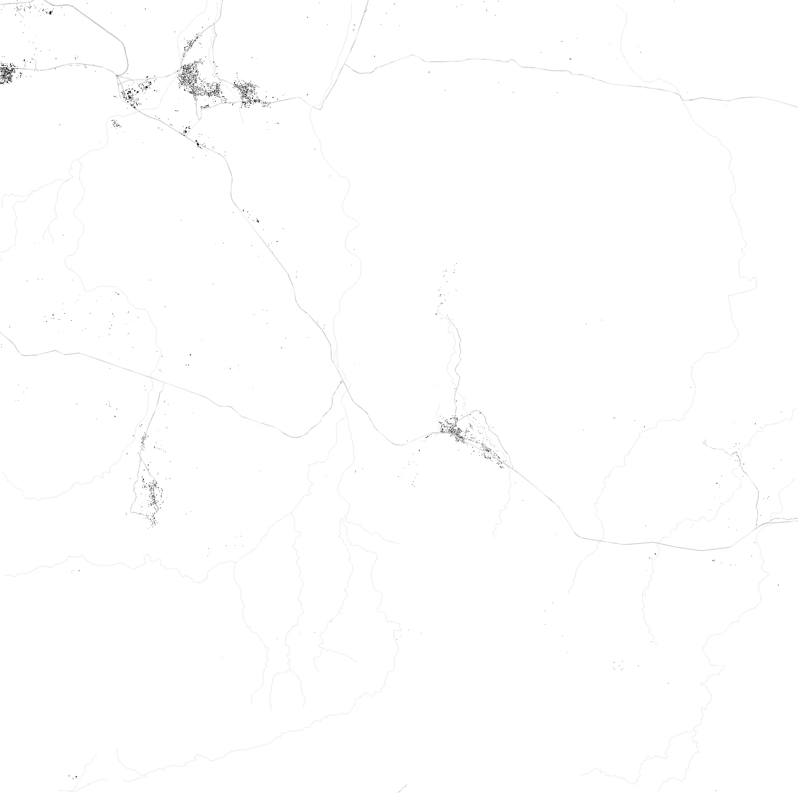 M'Sila figure ground plan