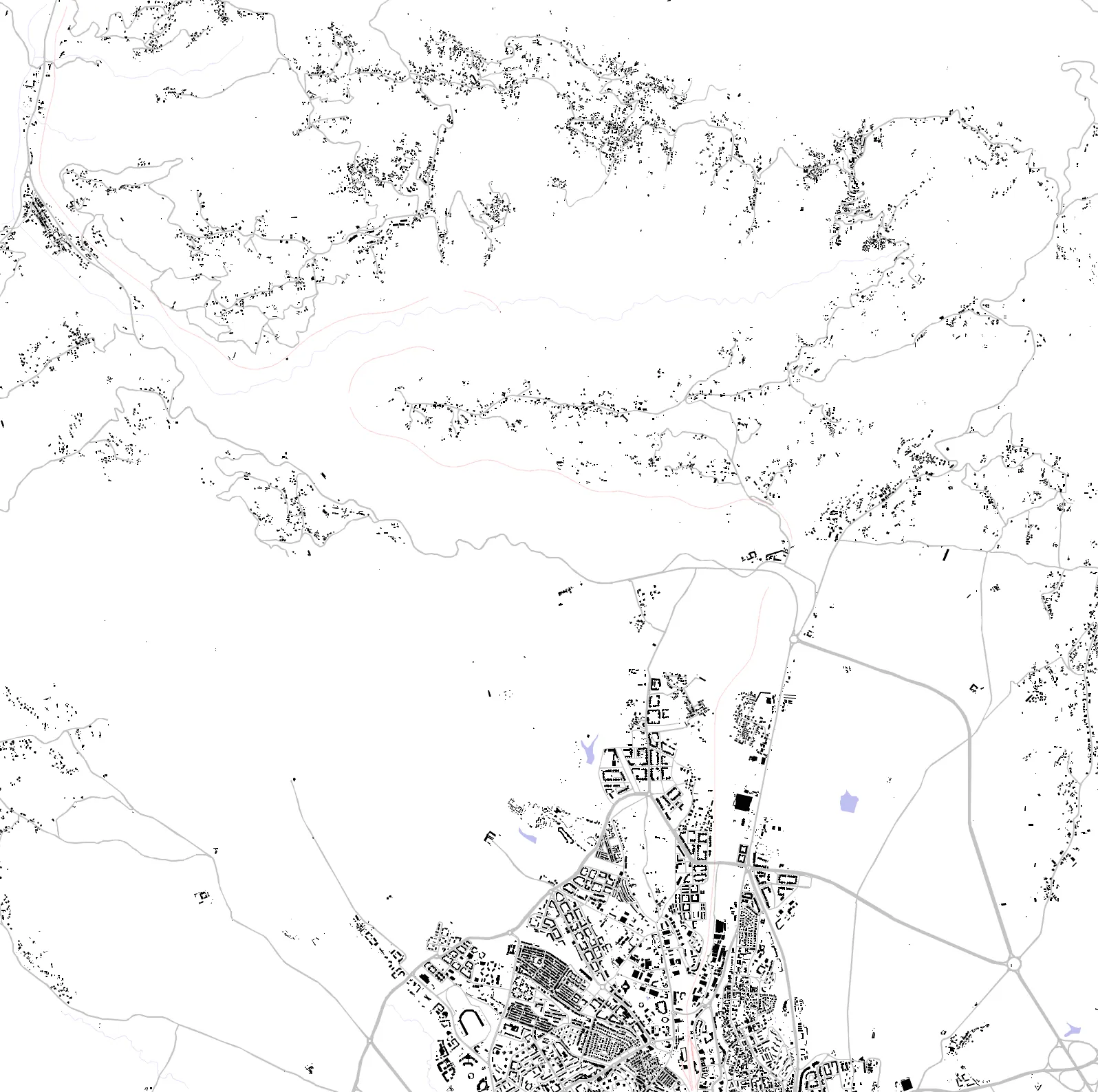 M'tissem figure ground plan