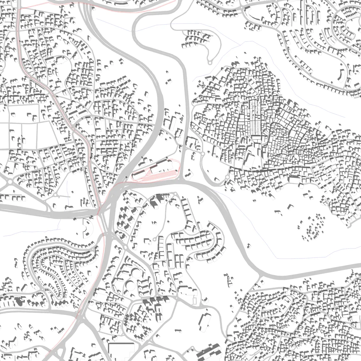 Ma'ale Adumim Lageplan (2,5 km)