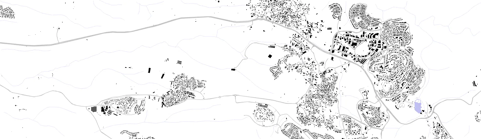Ma'alot-Tarshiha figure ground plan