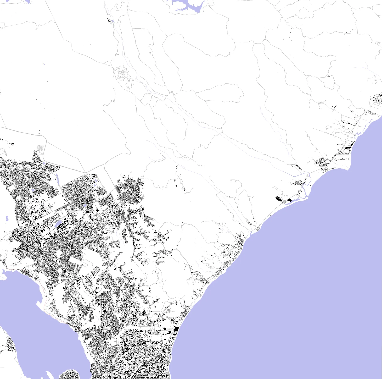 Maceió Schwarzplan