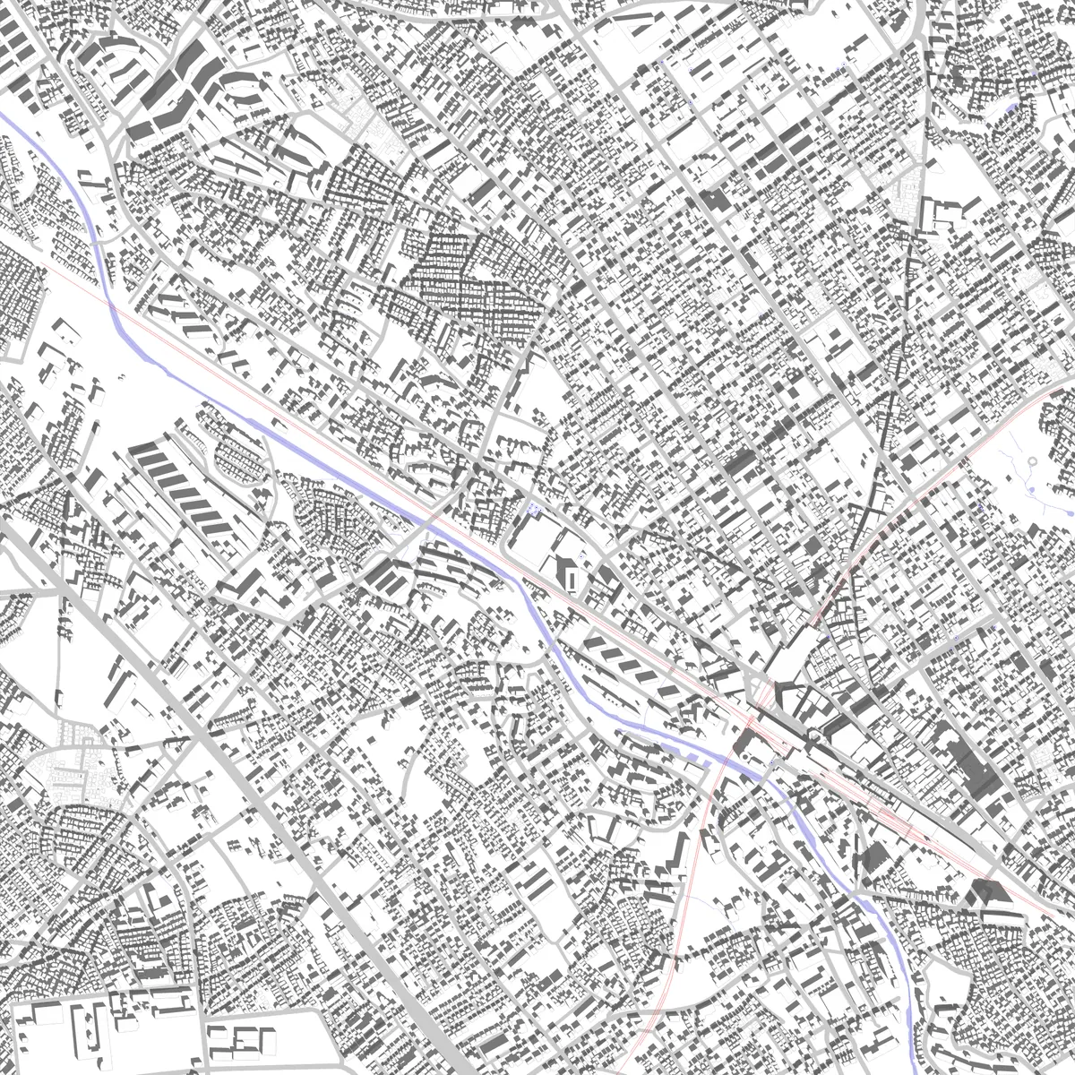 Machida Lageplan (2,5 km)
