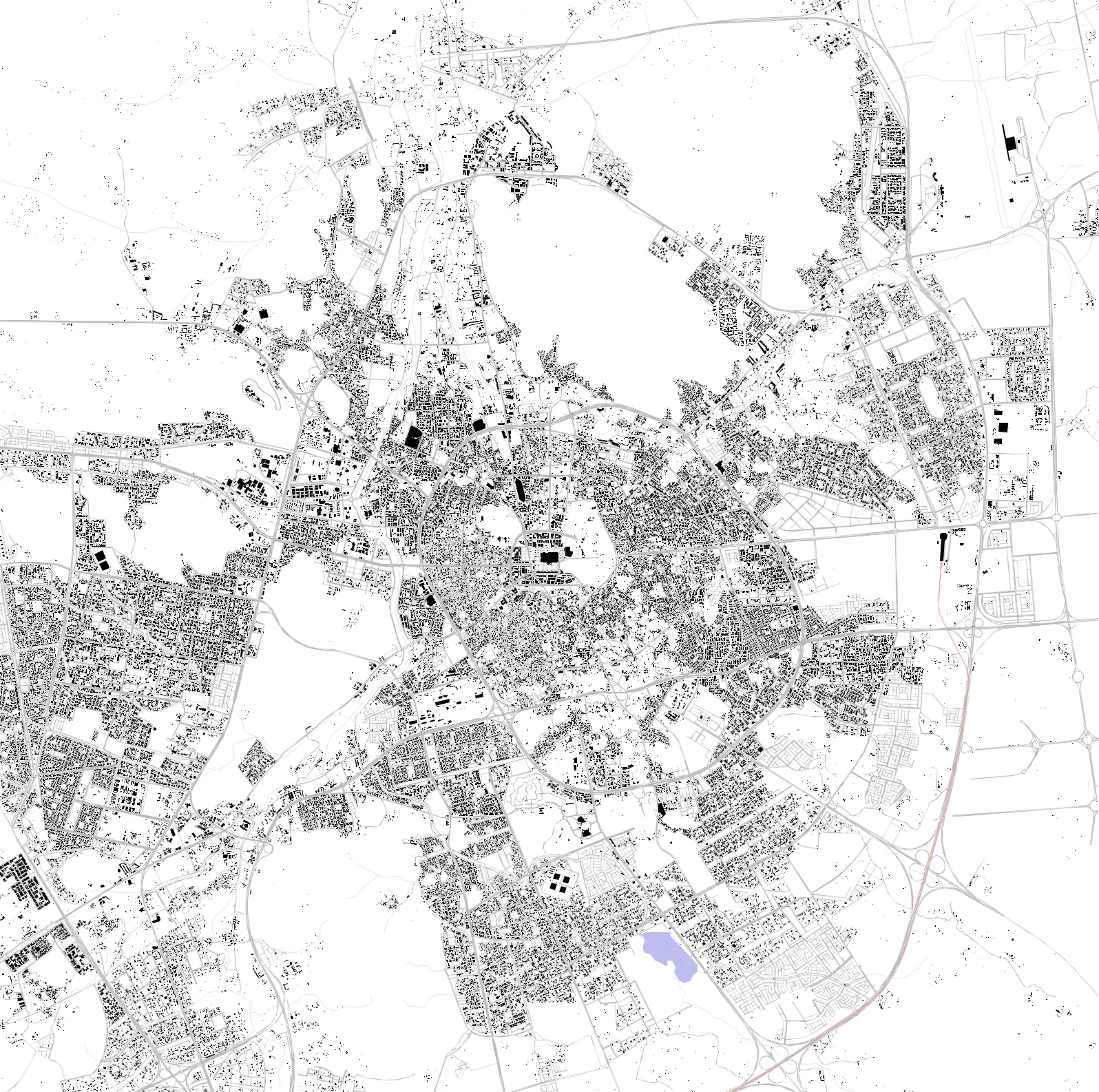 Madinah figure ground plan