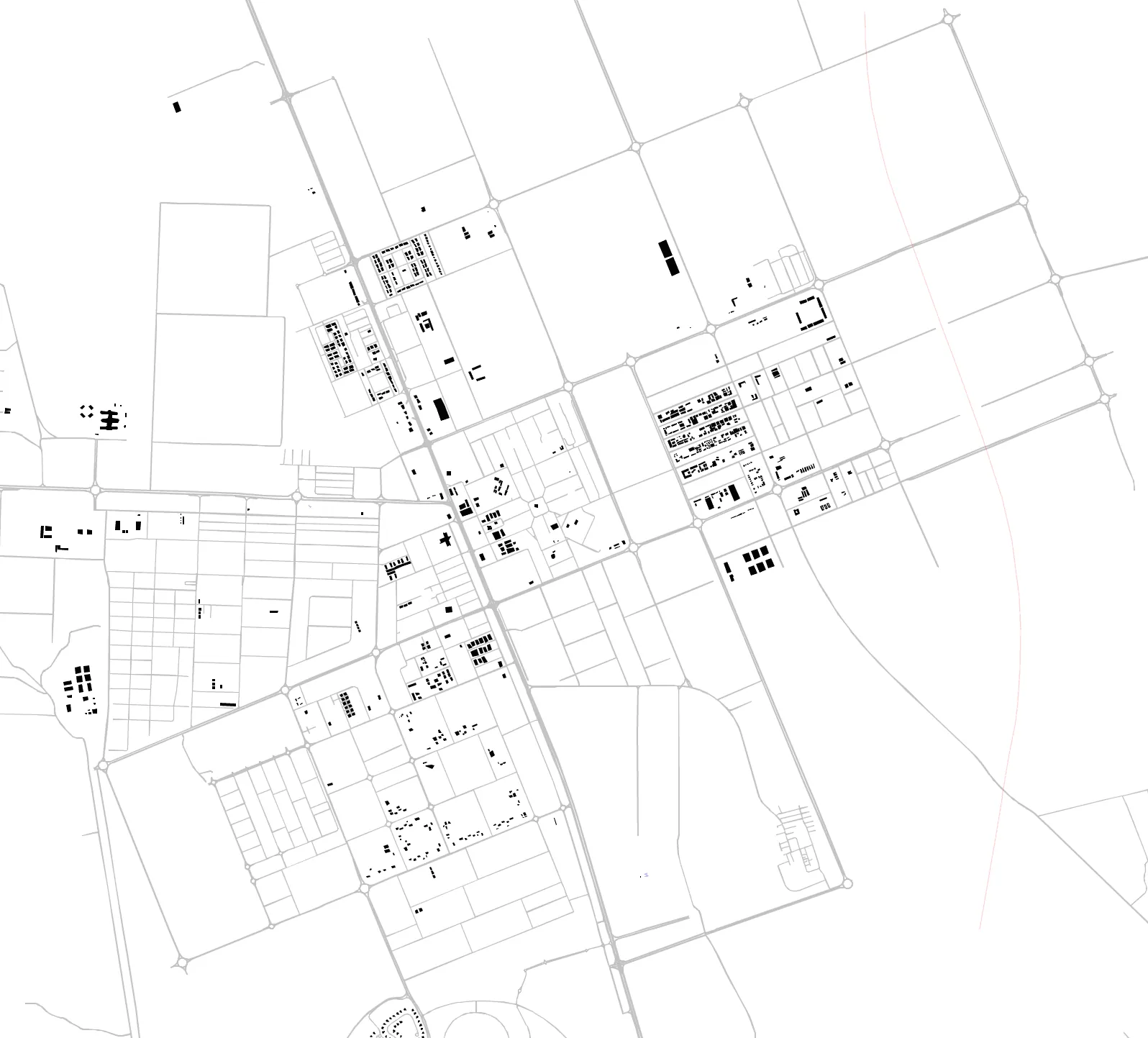 Madinat Zayed figure ground plan